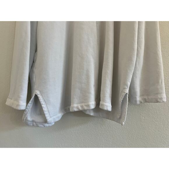 Eileen Fisher Open Cardigan Womens Large Boho Minimalist Lagenlook White Casual - Picture 8 of 15